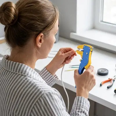 denudage avec pince a denuder automatique