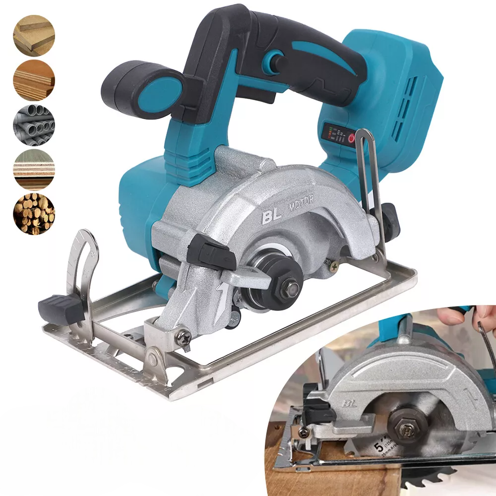 scie électrique en action