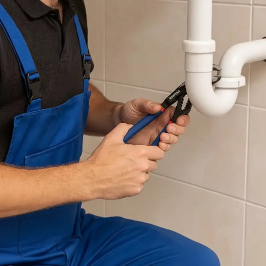 agent de maintenance et sa pince multiprise