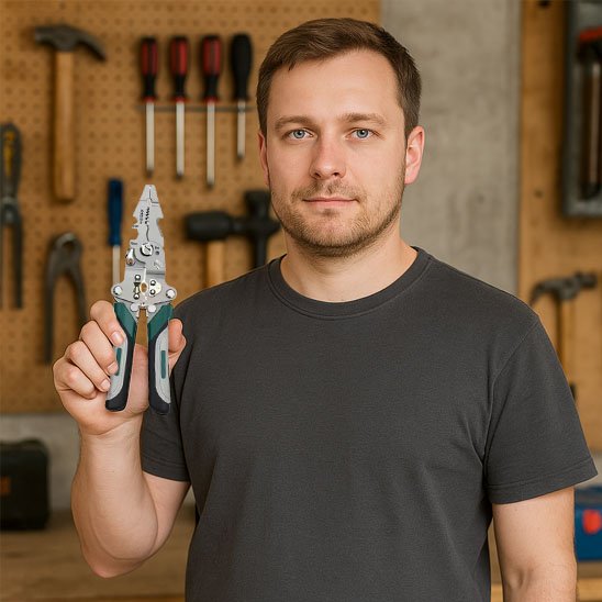 bricoleur et sa pince