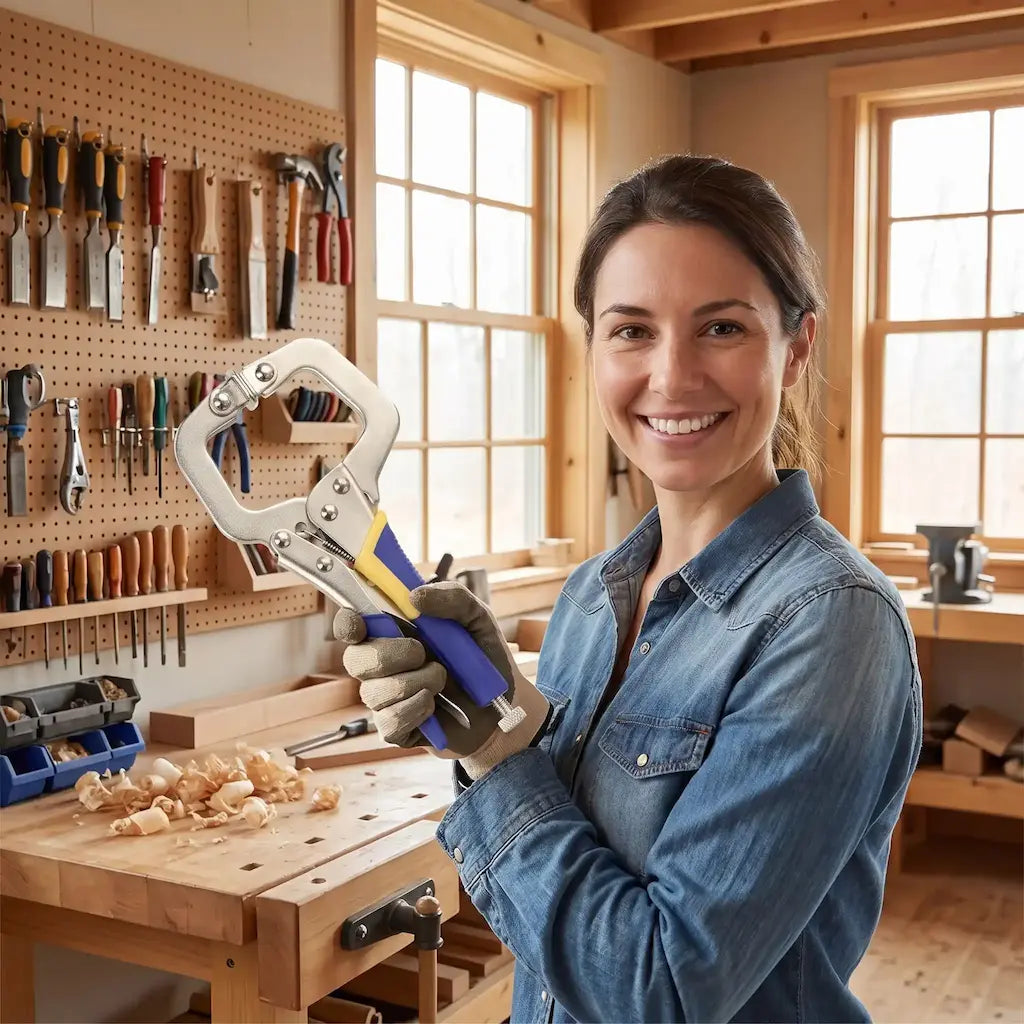 bricoleuse et pince à étaux serrage robuste