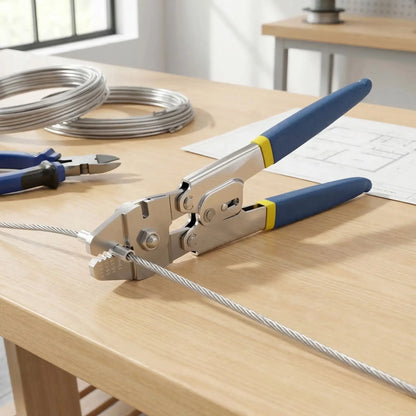 cable pret a sertir avec pince a sertir pro 4 positions