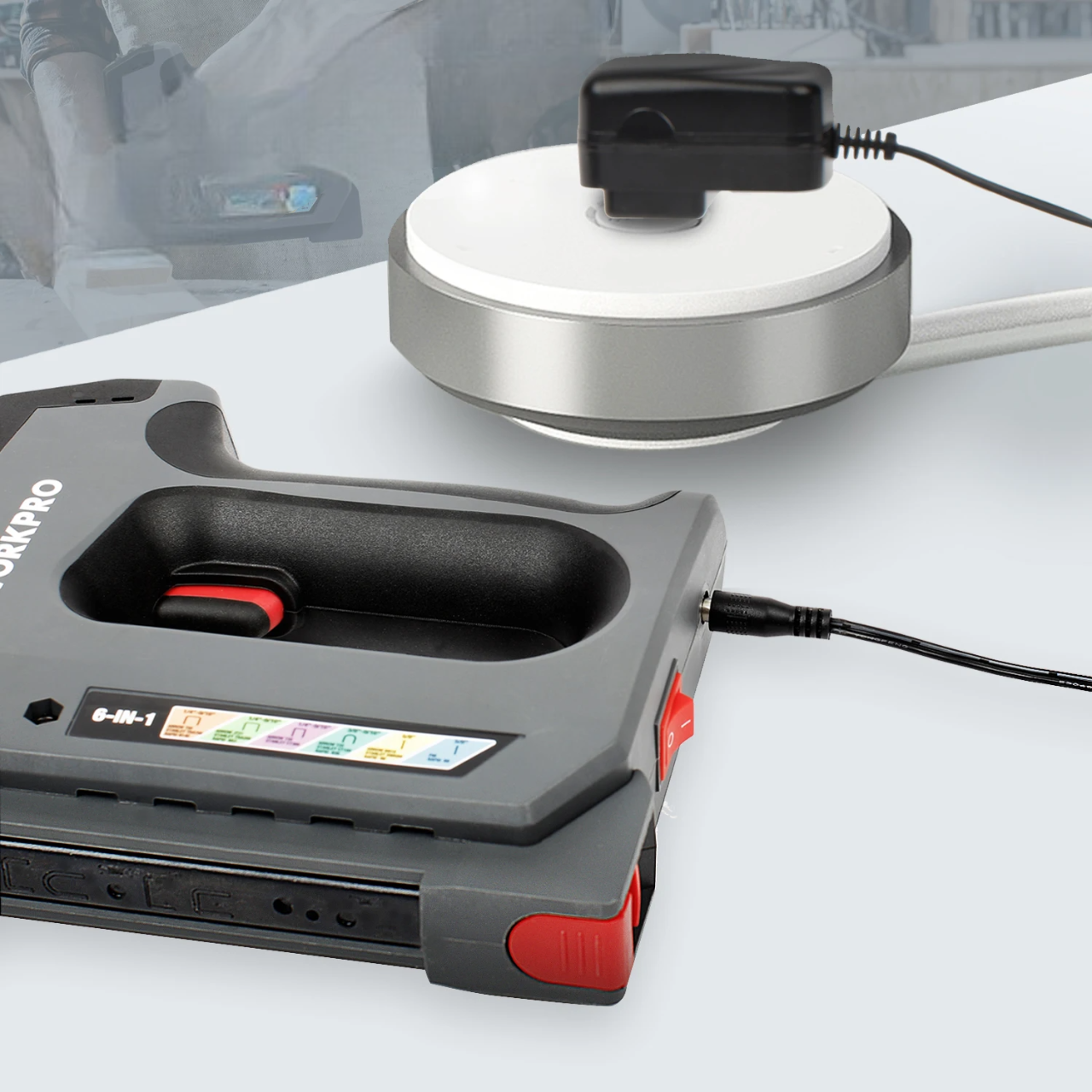 chargement pistolet à clouer