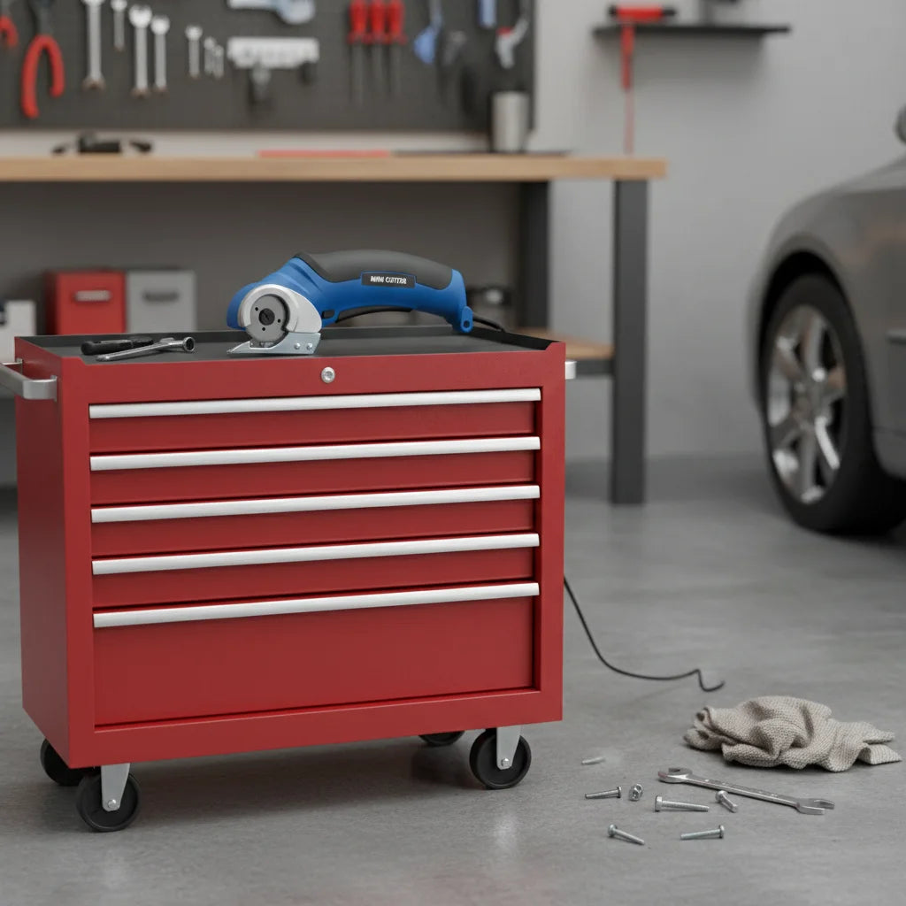 ciseau electrique sur servante
