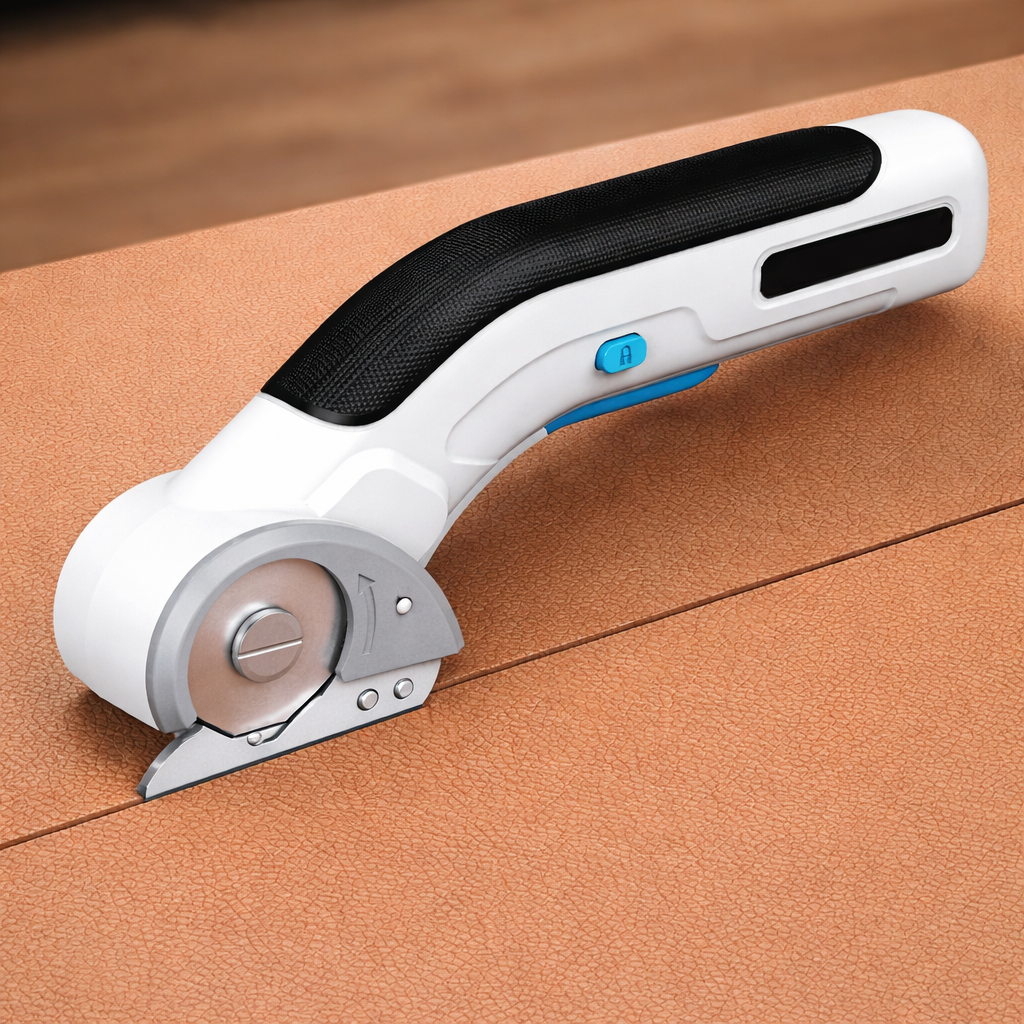 ciseaux electrique decoupant cuir