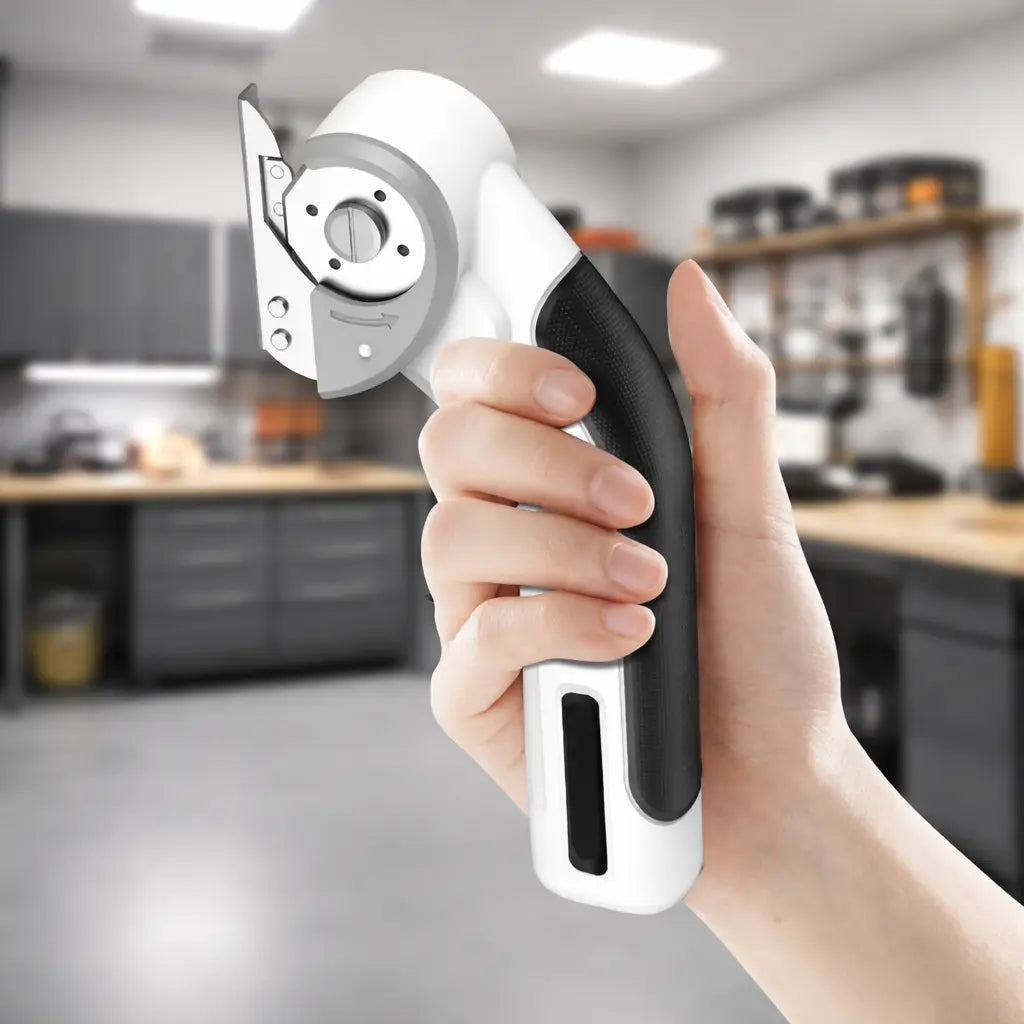 ciseaux electrique decoupant en main