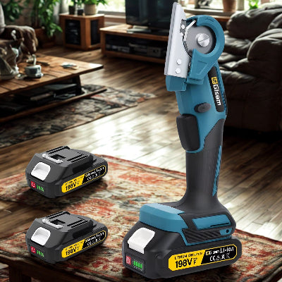 ciseaux electrique sur table dans salon