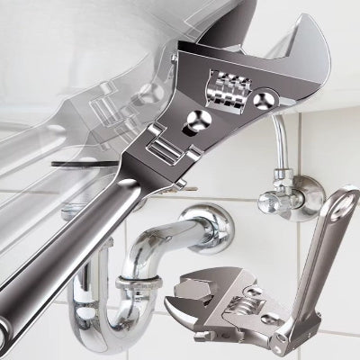 cle a molette a cliquet sous evier 