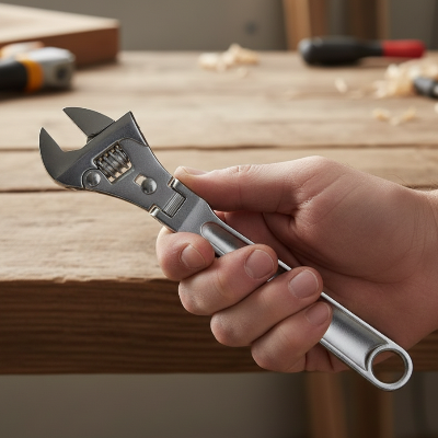 cle a molette a cliquet tenue