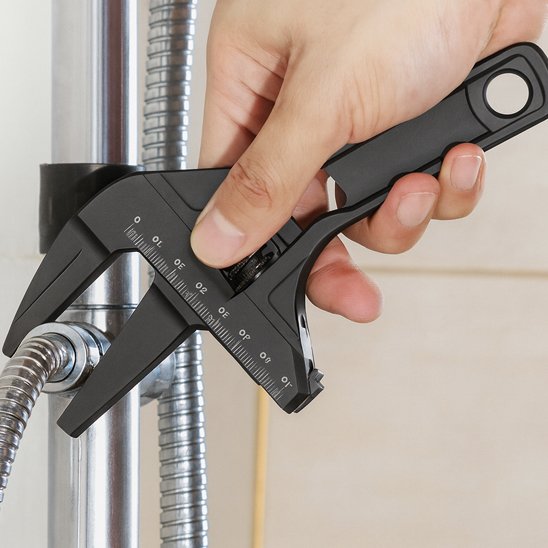 Clé à molette et robinetterie