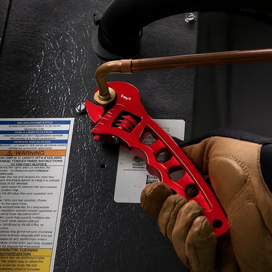 Clé à molette​ rouge