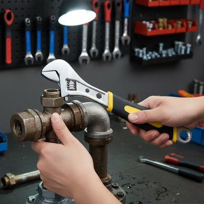 Clé à molette​ utilisation