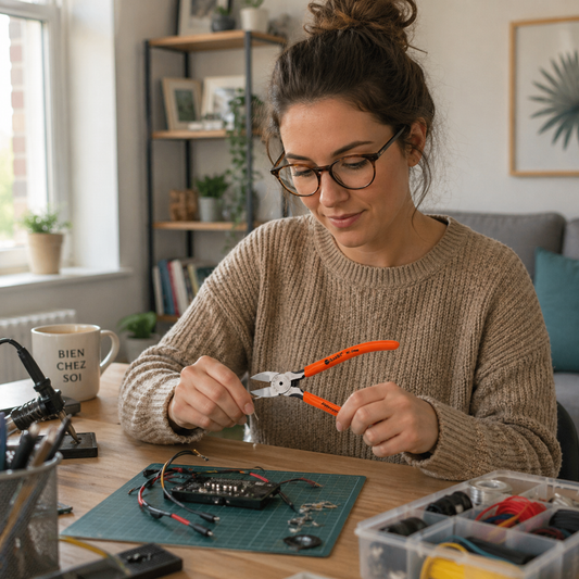 dame et pince couper metal