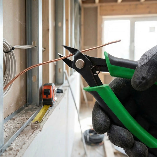 decoupe fil avec pince coupante