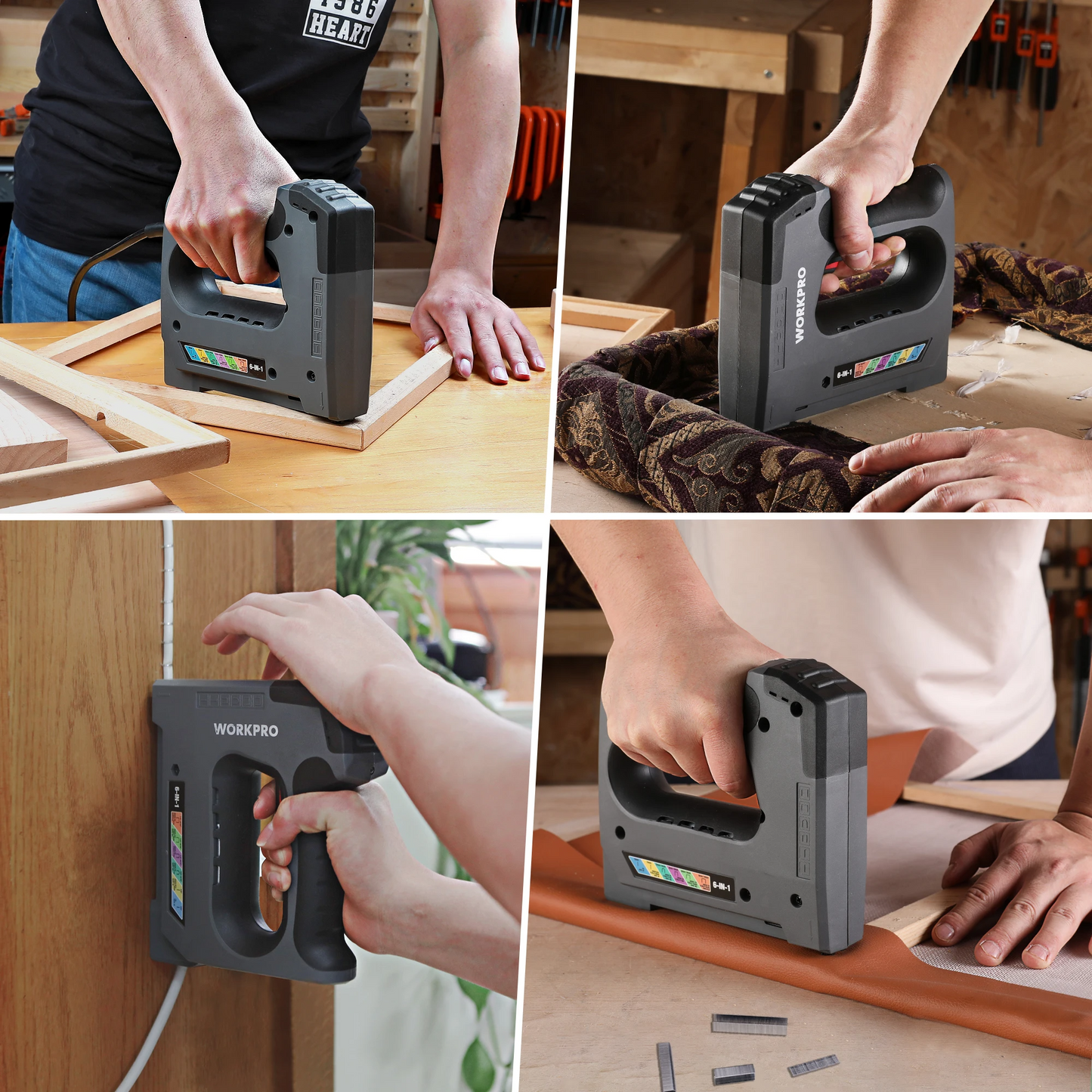 divers utilisation pistolet à clouer