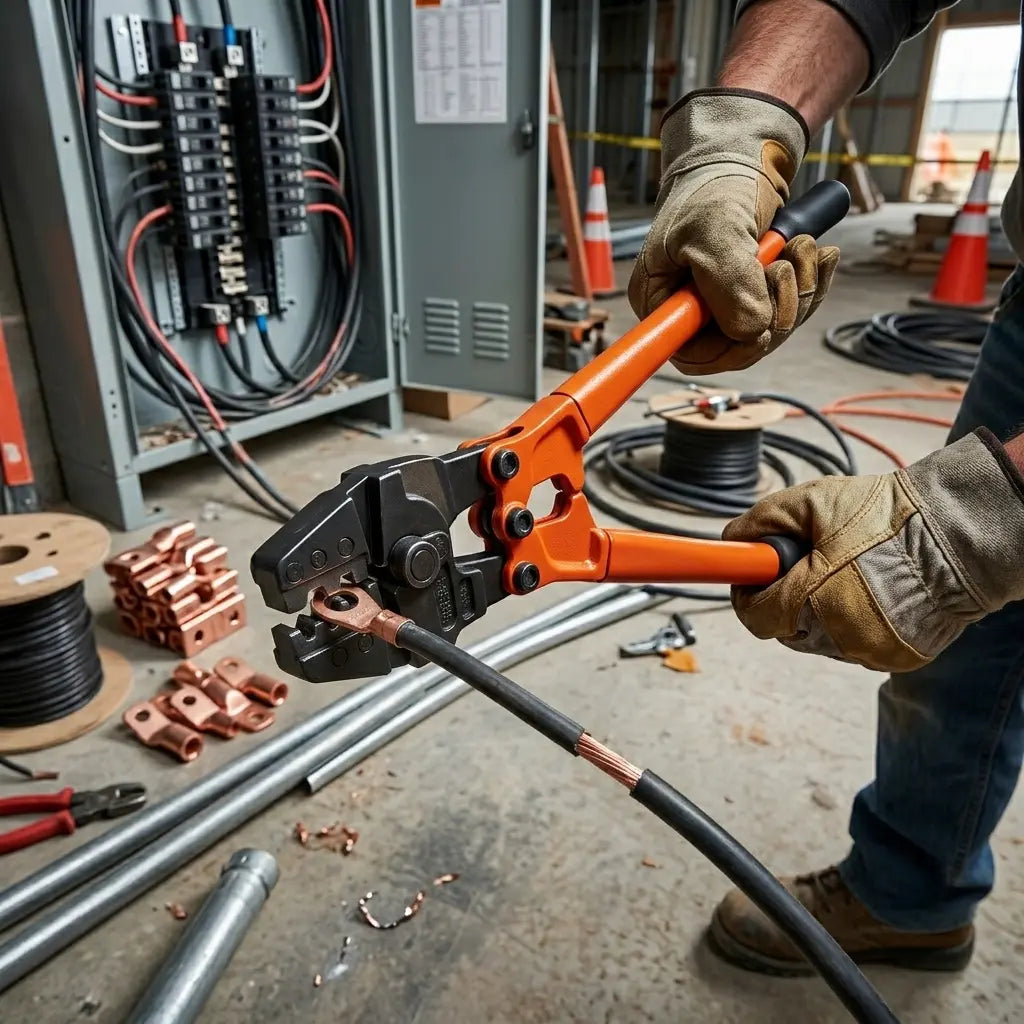 électricien et pince à sertir professionnelle multigrip