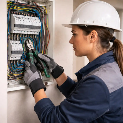 electricienne-et pince a couper ergonomique acier 160mm
