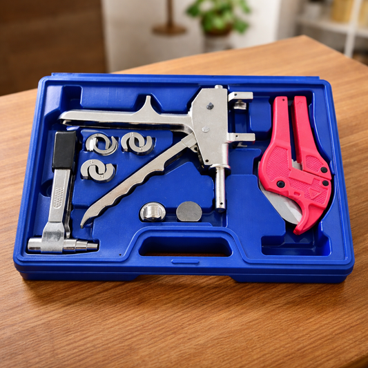 ensemble pince à sertir plomberie