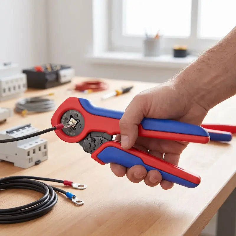 ergonomie de la pince a sertir cosse