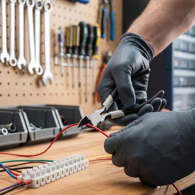 la pince coupante et fil 