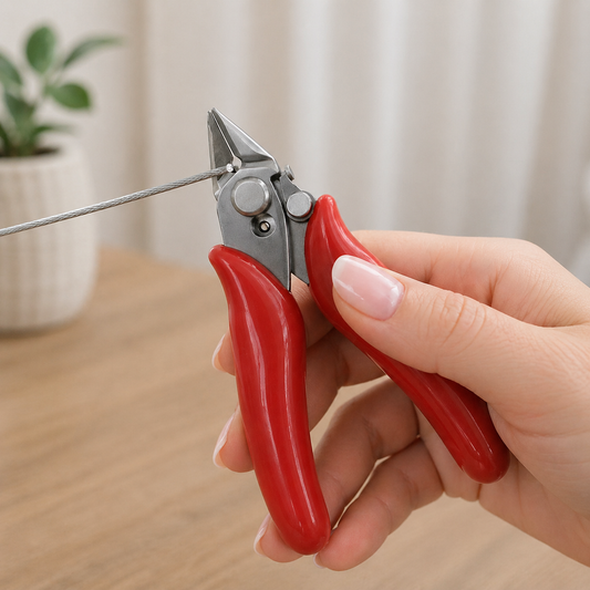 main et pince pour couper le metal