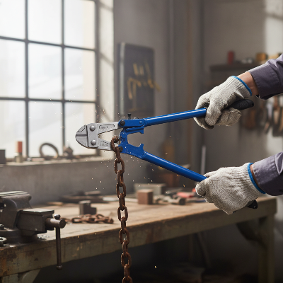 personne utilisant pince-monseigneur