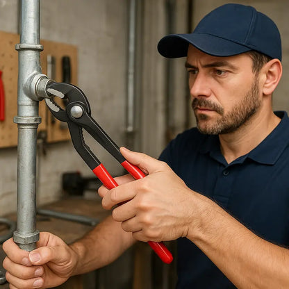 personne utilisant pinces multiprises