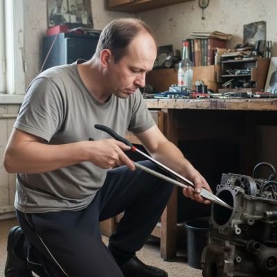 Pince a bec​ au travail