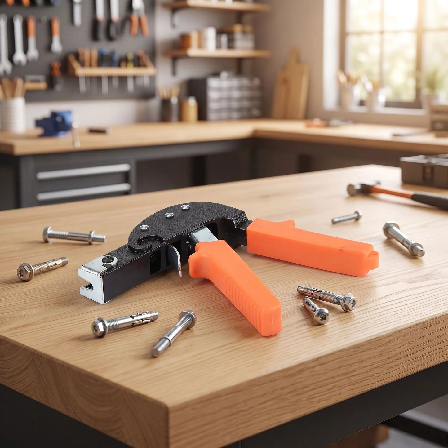 pince a cheville molly ergonomic sur table
