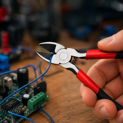 pince a couper precision en action