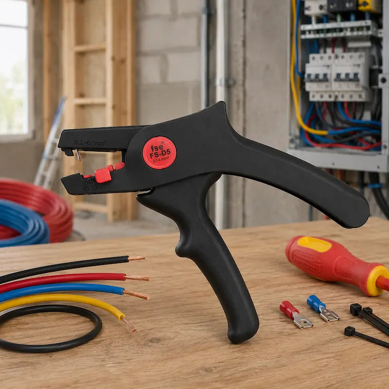 pince a denuder denudcable sur etabli