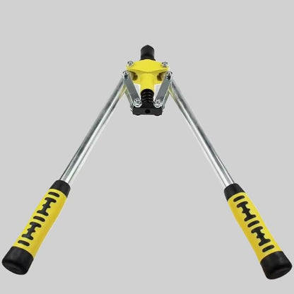 pince à riveter jaune et noire ouverte