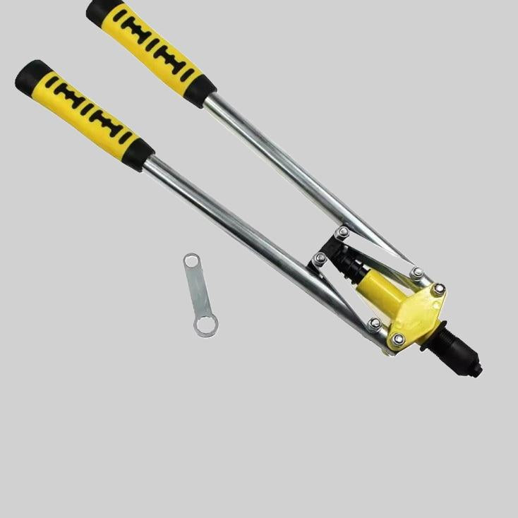 pince à riveter jaune-et-noire