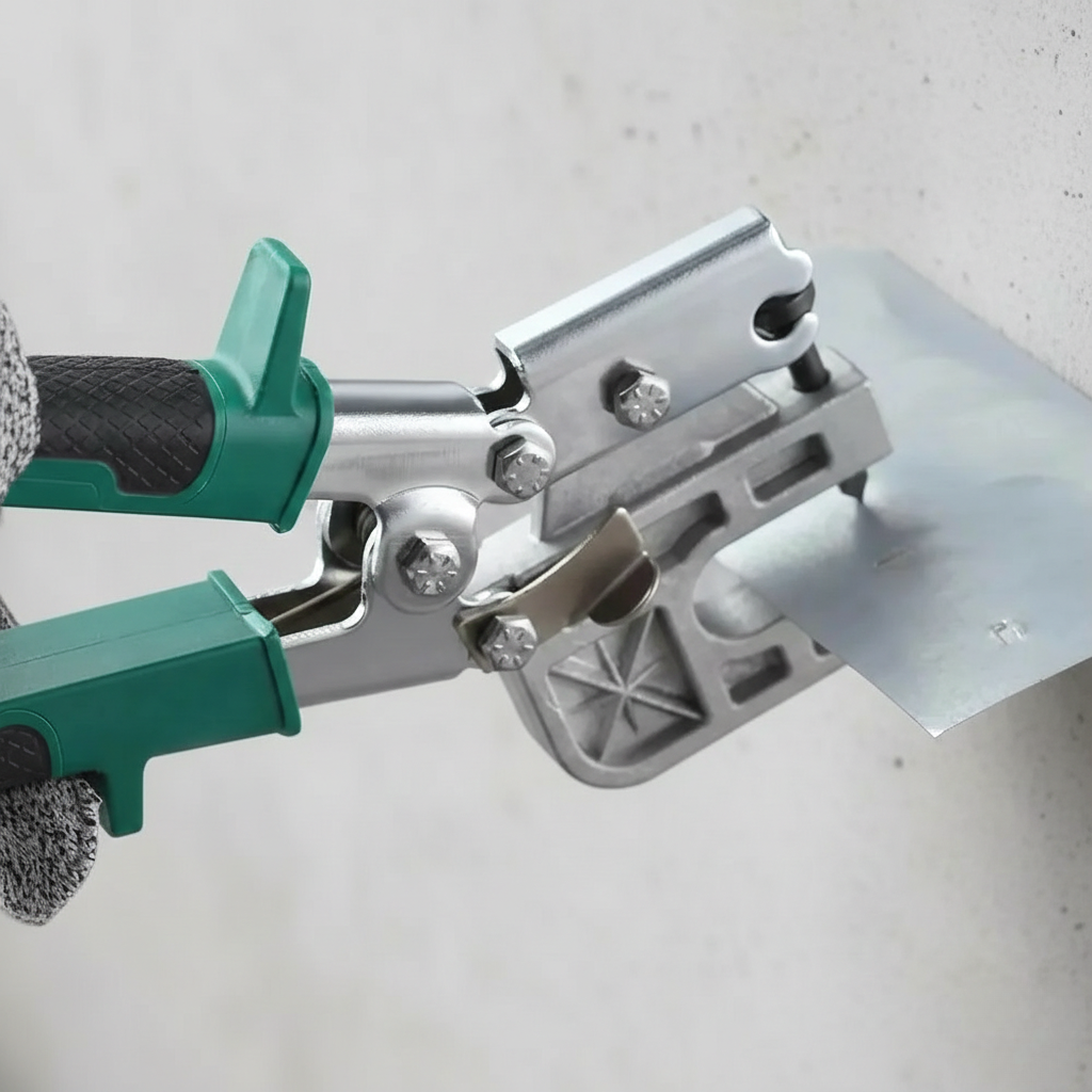 pince a sertir et une tole