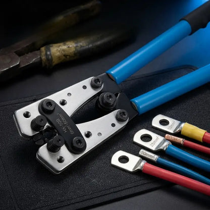 pince à sertir hexacosse et cables sertis
