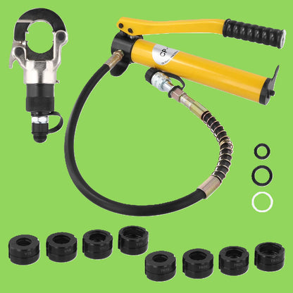 pince a sertir hydraulique jaune