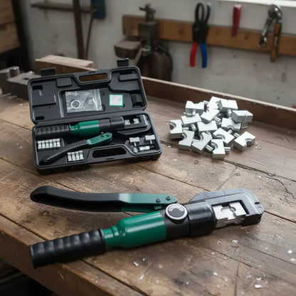 pince a sertir hydraulique precisionpro sur établi