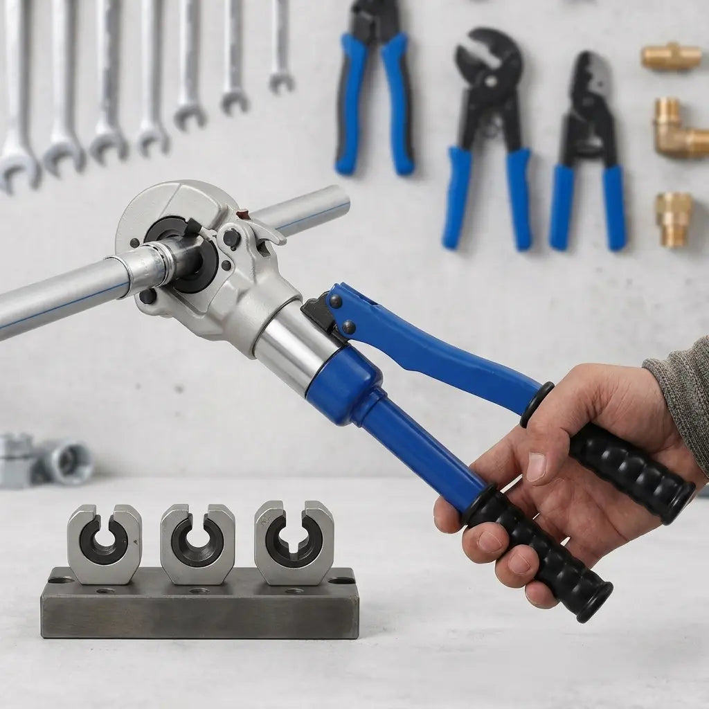 pince a sertir le multicouche hydraulique 10 tonnes dans atelier