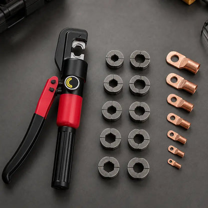 Pince à sertir hydraulique YQK-70 avec matrices pour câbles de 4 à 70 mm²