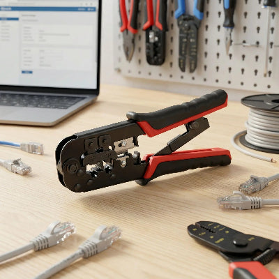 pince a sertir sur table