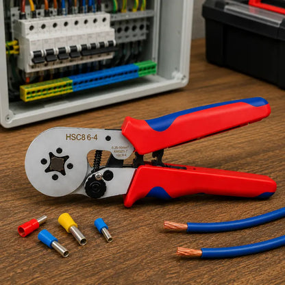 pince a sertissage HSC8-6-4 PRO sur table