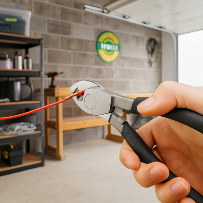 pince coupe câble dans atelier