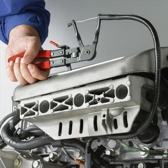 Pince de serrage et moteur