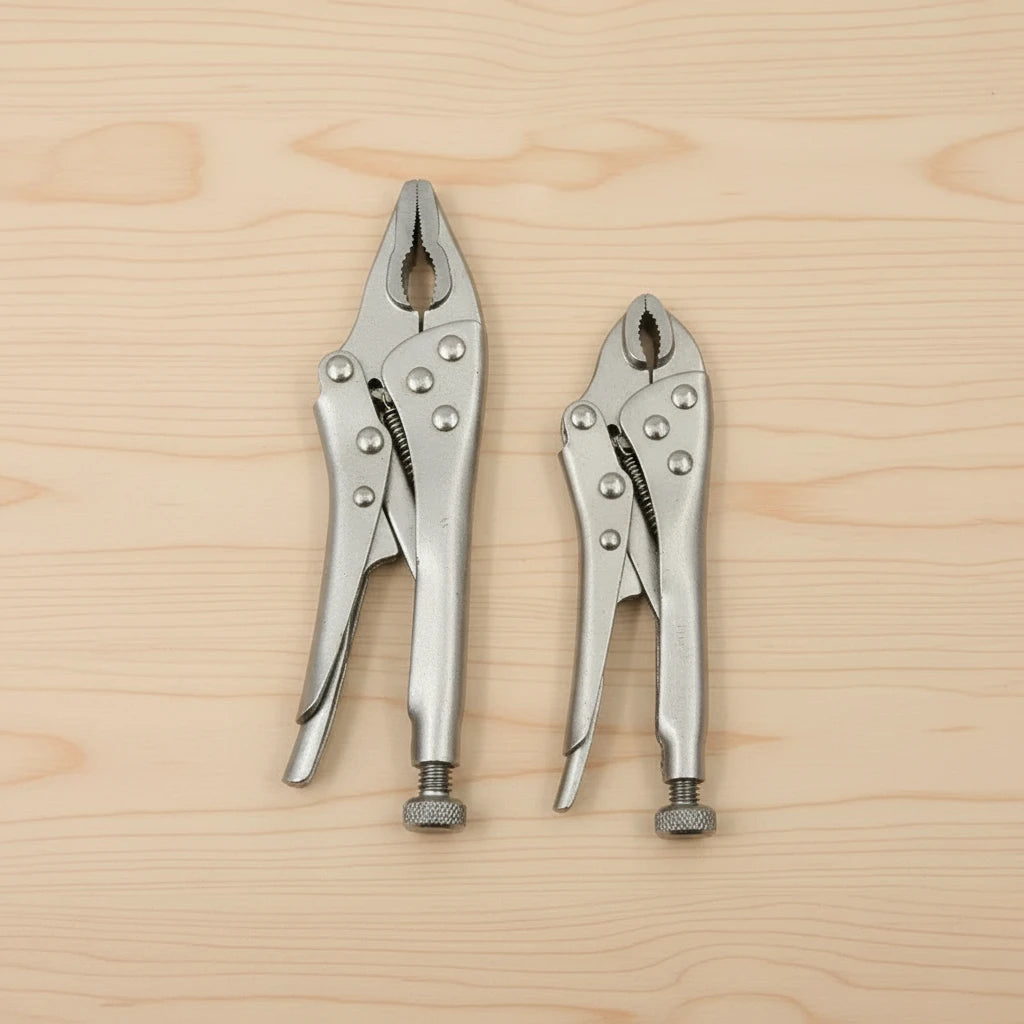 pince etau acier forgé duo premium sur table