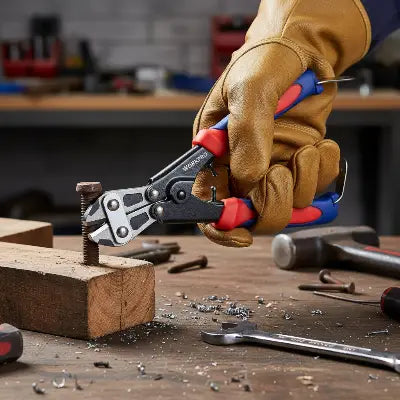 pince monseigneur 210MM au travail