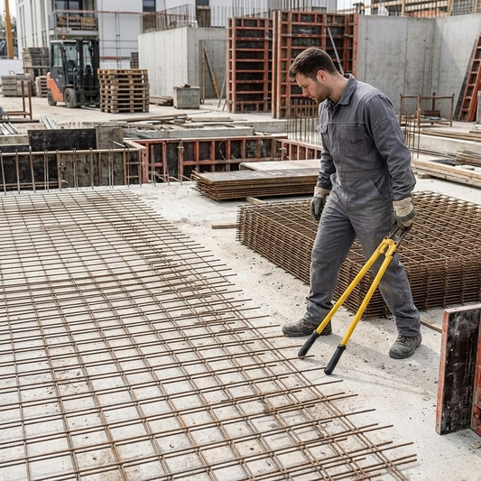 pince monseigneur sur chantier