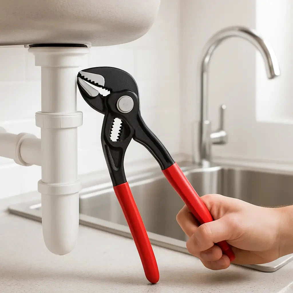 pince multiprise dans salle de bain