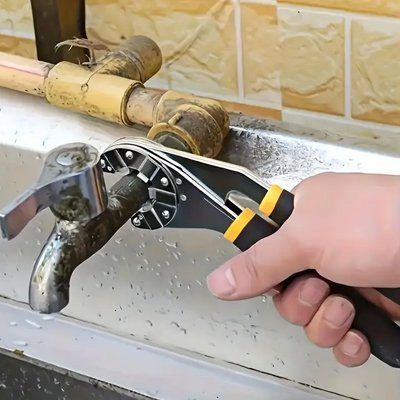 Pince multiprise et robinet