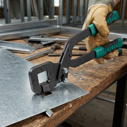 pince sertir au travail