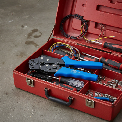 pince sertir dans caisse outils